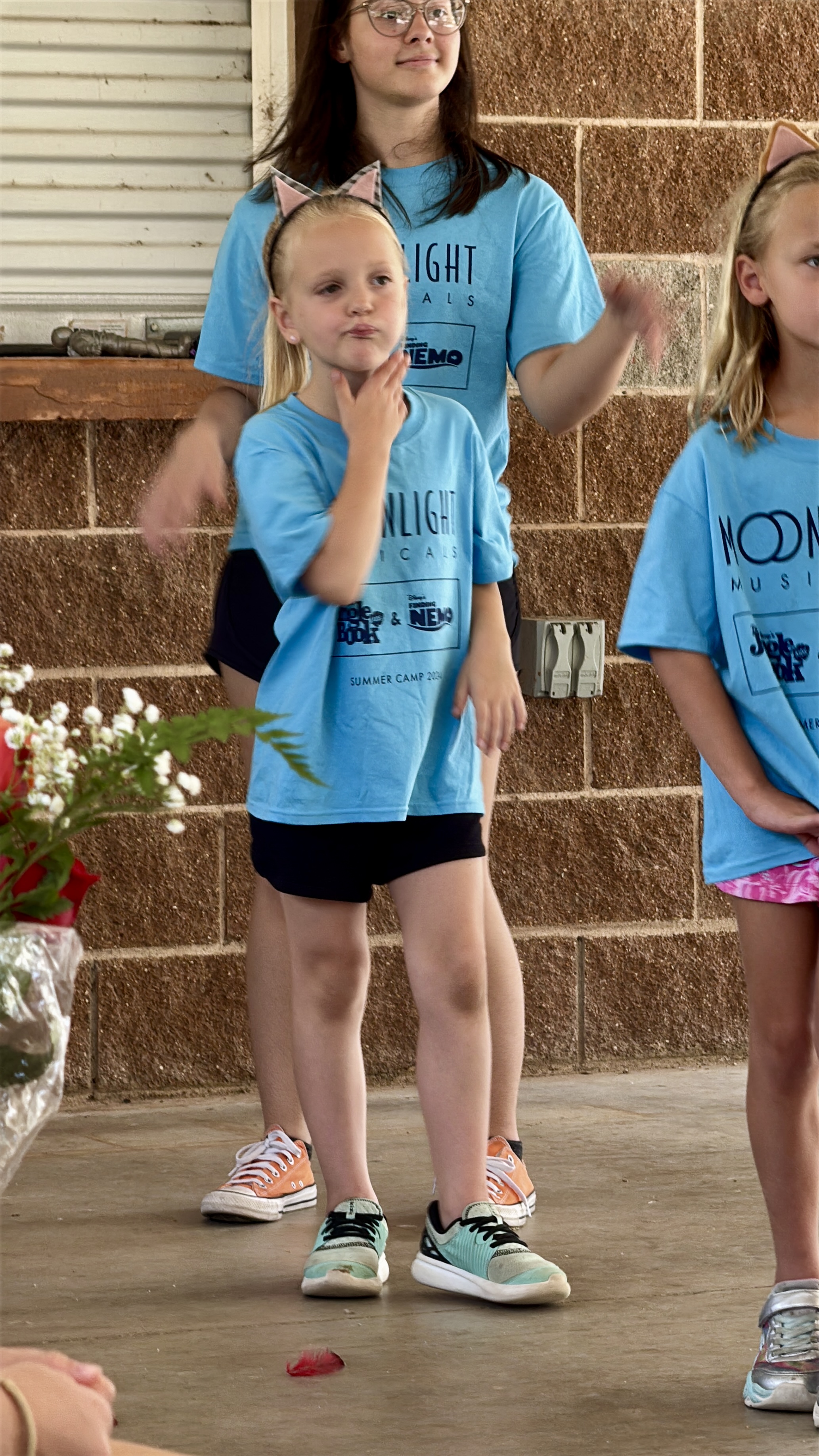 Students performing at the Moonlight Musical event